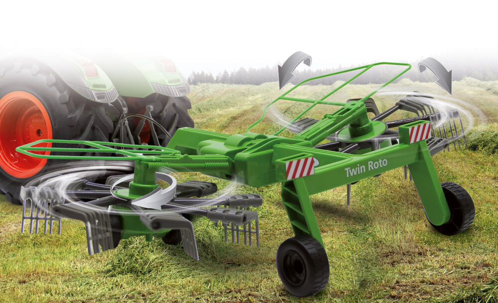 JAMARA 412411 - Schwader Twin Roto für RC-Traktor 1:16