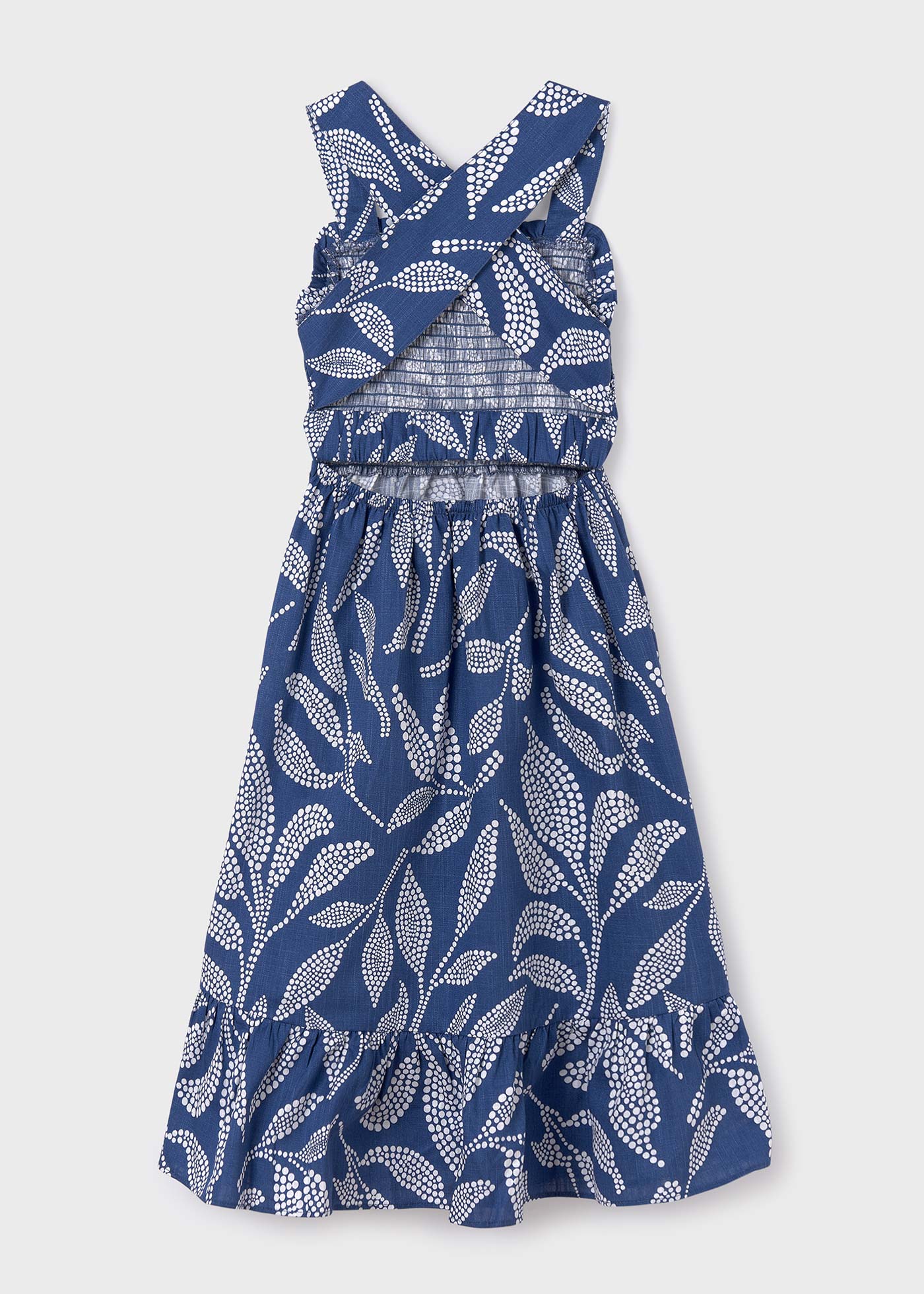 Vestido midi estampado para meninas
