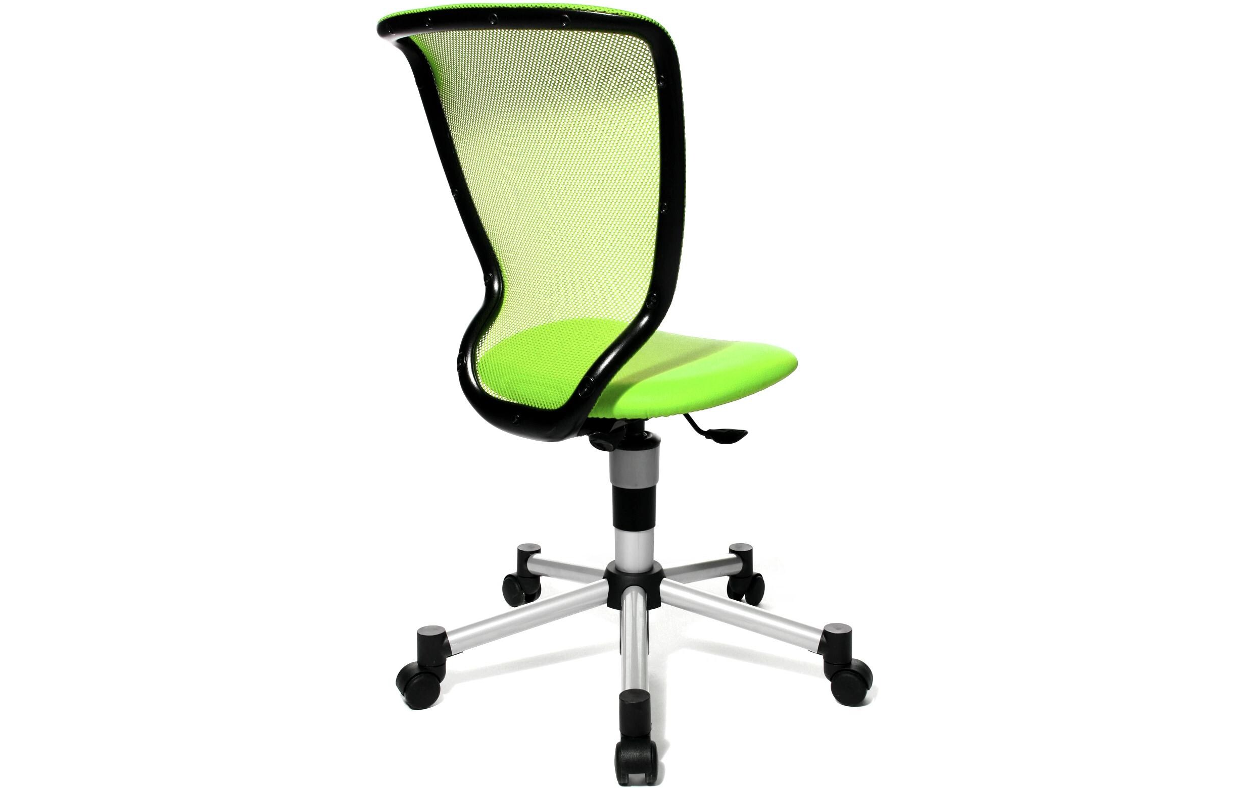 Kinder Bürostuhl Titan Junior, Grün<br>Mitwachsender Design-Kinder- und Jugenddrehstuhl