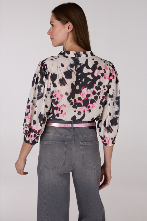 Juffrouw Jansen multi color dames blouse