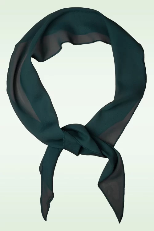 ZaZoo Chiffon sjaal in groenblauw