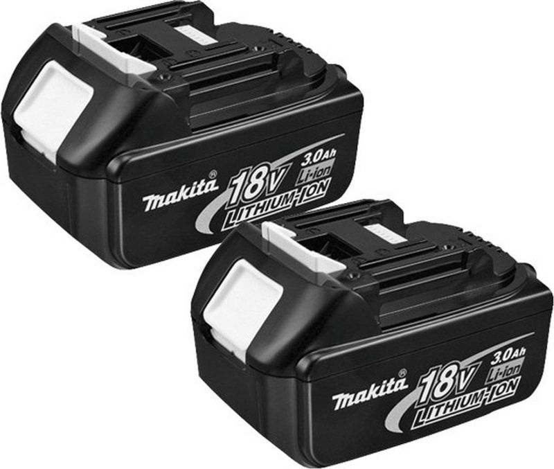 Makita BL1830B Duopack 18V Li-ion accu - 3.0Ah (2st)