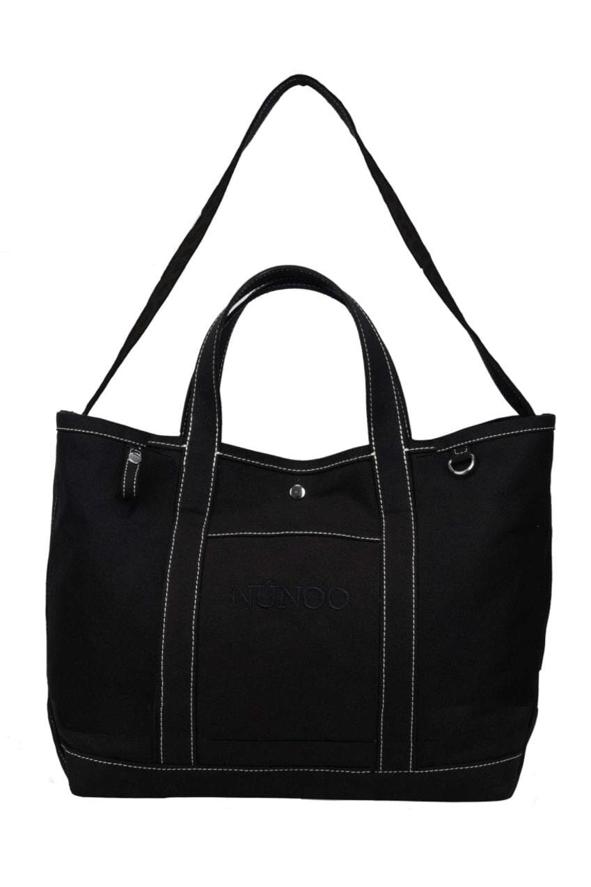 Núnoo Large Tote Recycled Canvas black