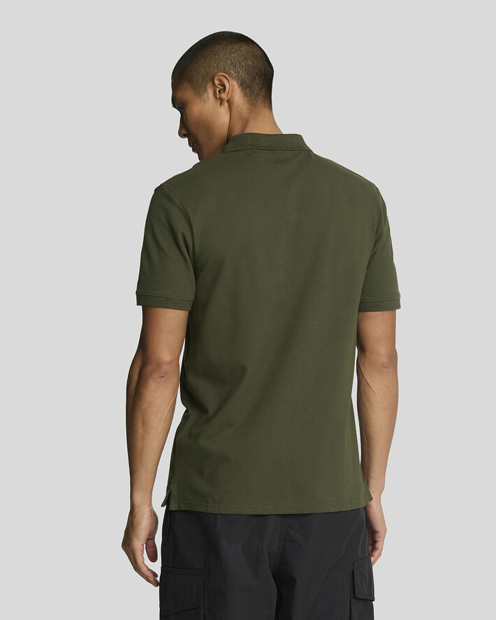 Lyle & Scott Plain Polo Shirt W485 olive
