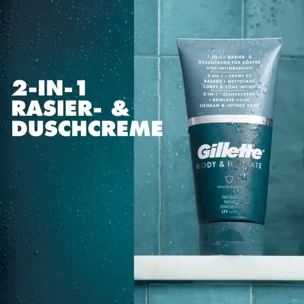 2in1 Intimate Rasier- und Duschcreme