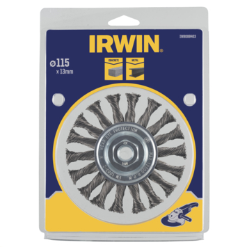 Irwin staaldraadband 115 mm voor haakse slijper