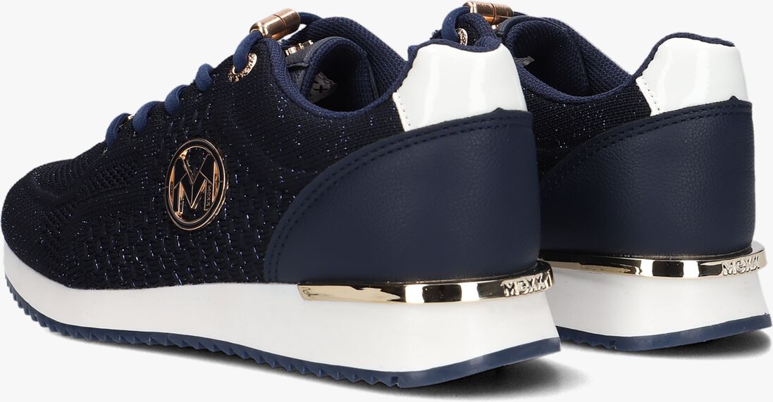 MEXX blauwe mexx lage sneakers gitte glitter mini