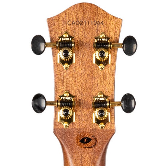Flight Princess Series Aurora Baritone Natural elektrisch-akoestische solid top bariton ukelele met gigbag