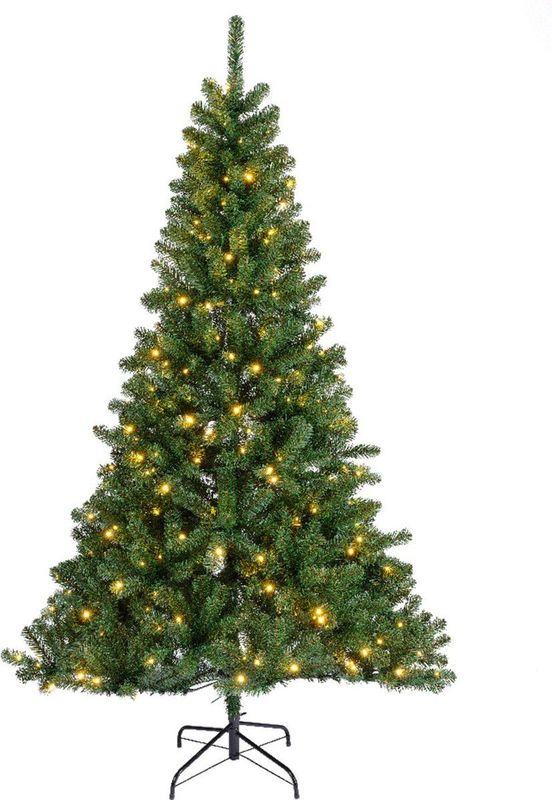 Monarch - Kerstboom - 210 cm - Met 320 Warm Witte LEDs - Ø126 cm