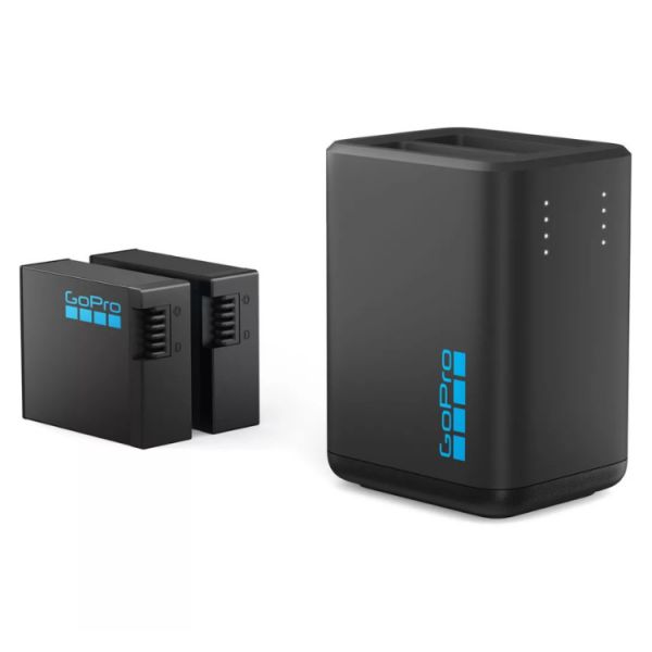 GoPro Conjunto Carregador Dual Charger   2 Baterias Enduro p/ HERO 13