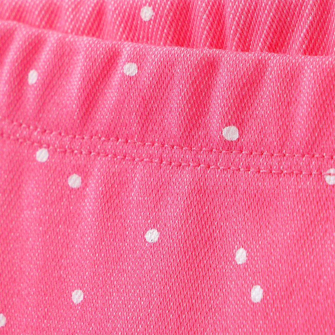 Topolino Mädchen Leggings in Denim Optik pink