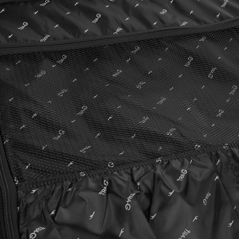 Valise trolley rigide 4 roues gris foncé L. 70 cm