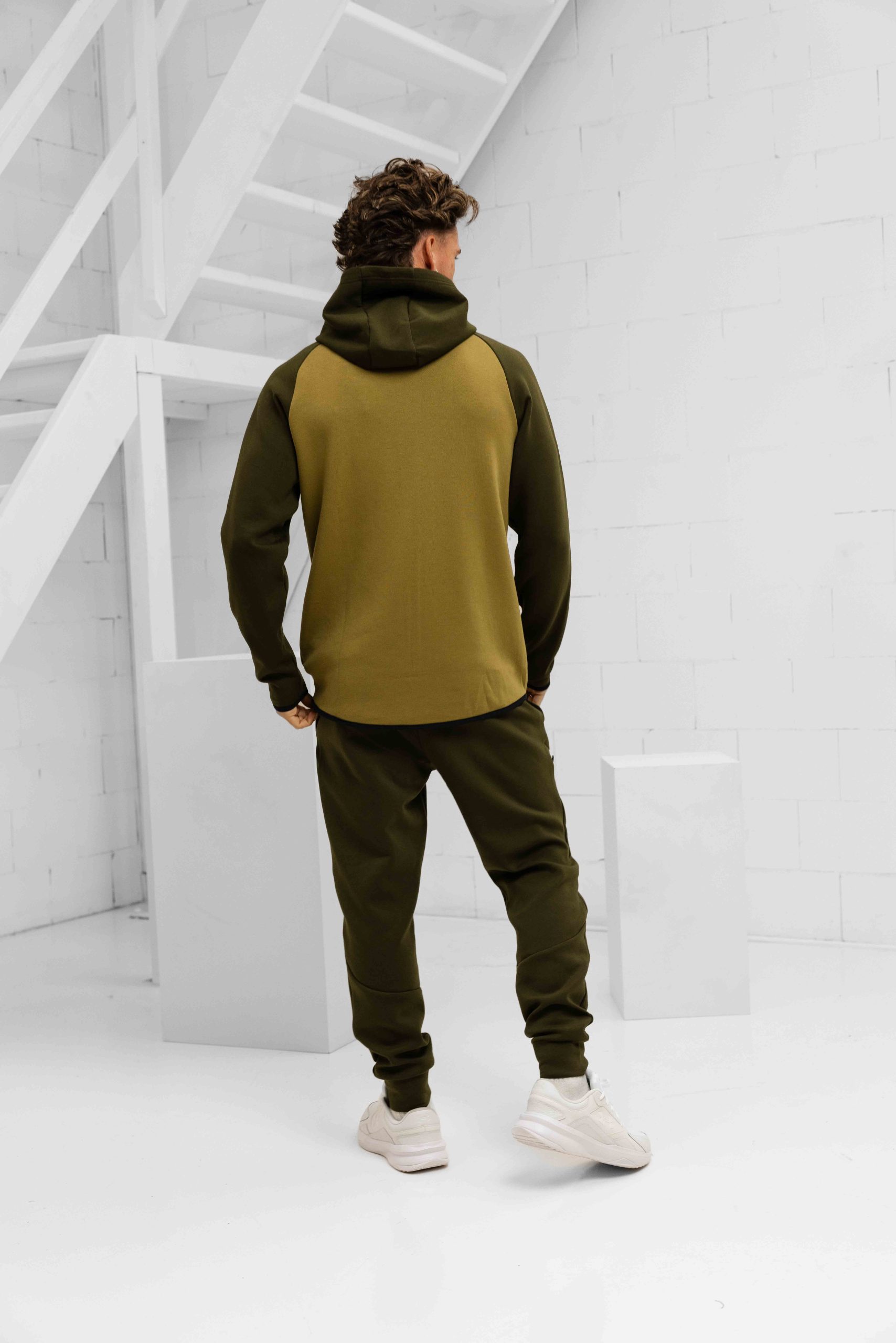 Under Armour Unstoppable Fleece Trainingspak Heren Donkergroen