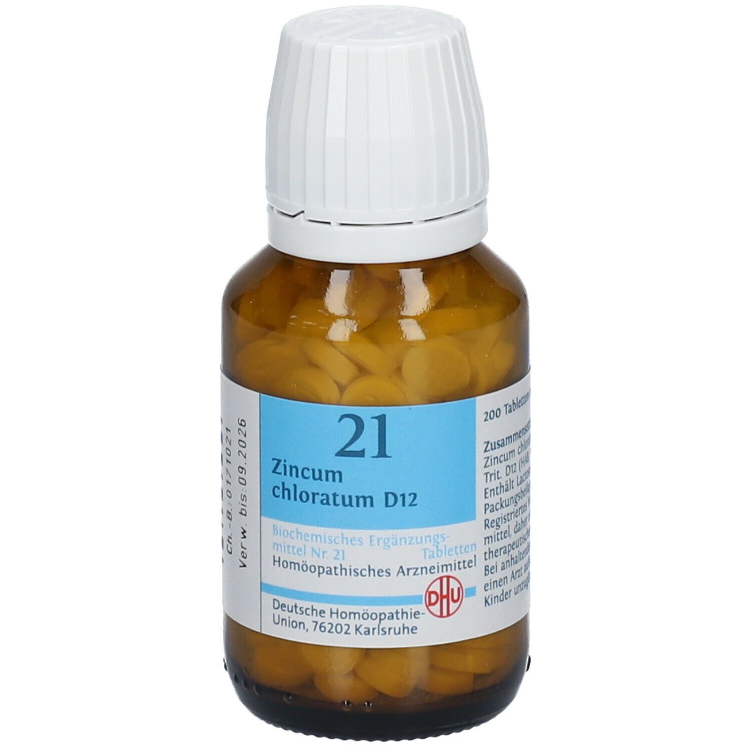DHU Biochemie 21 Zincum chloratum D12