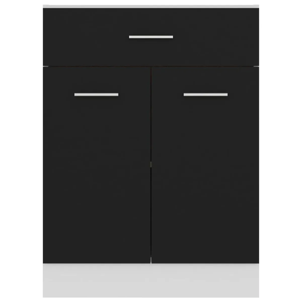 VidaXL Armoire de Plancher - Noir