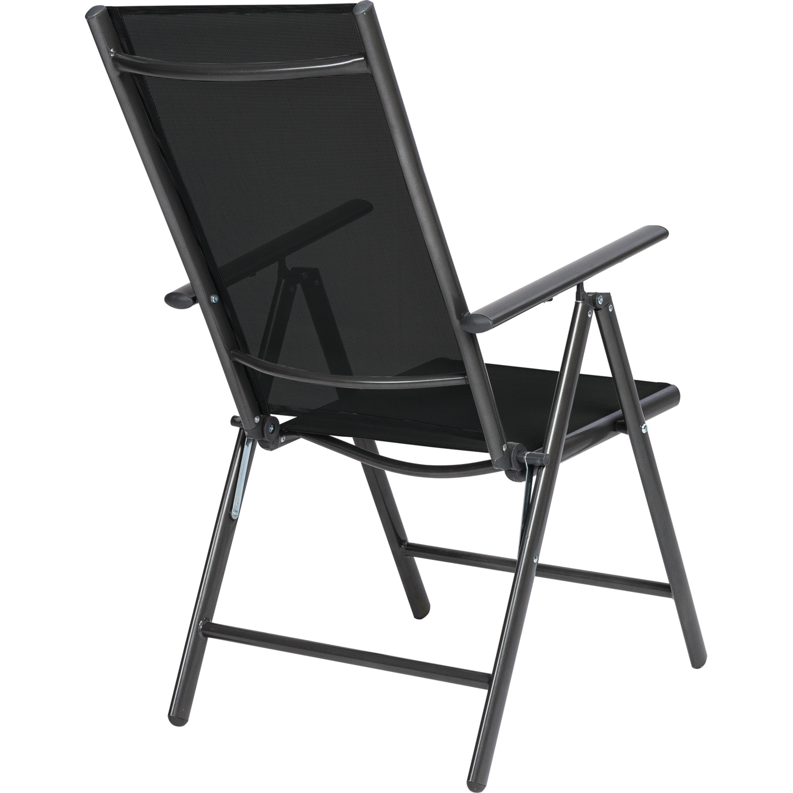 Klappstuhl Textilene Milano schwarz