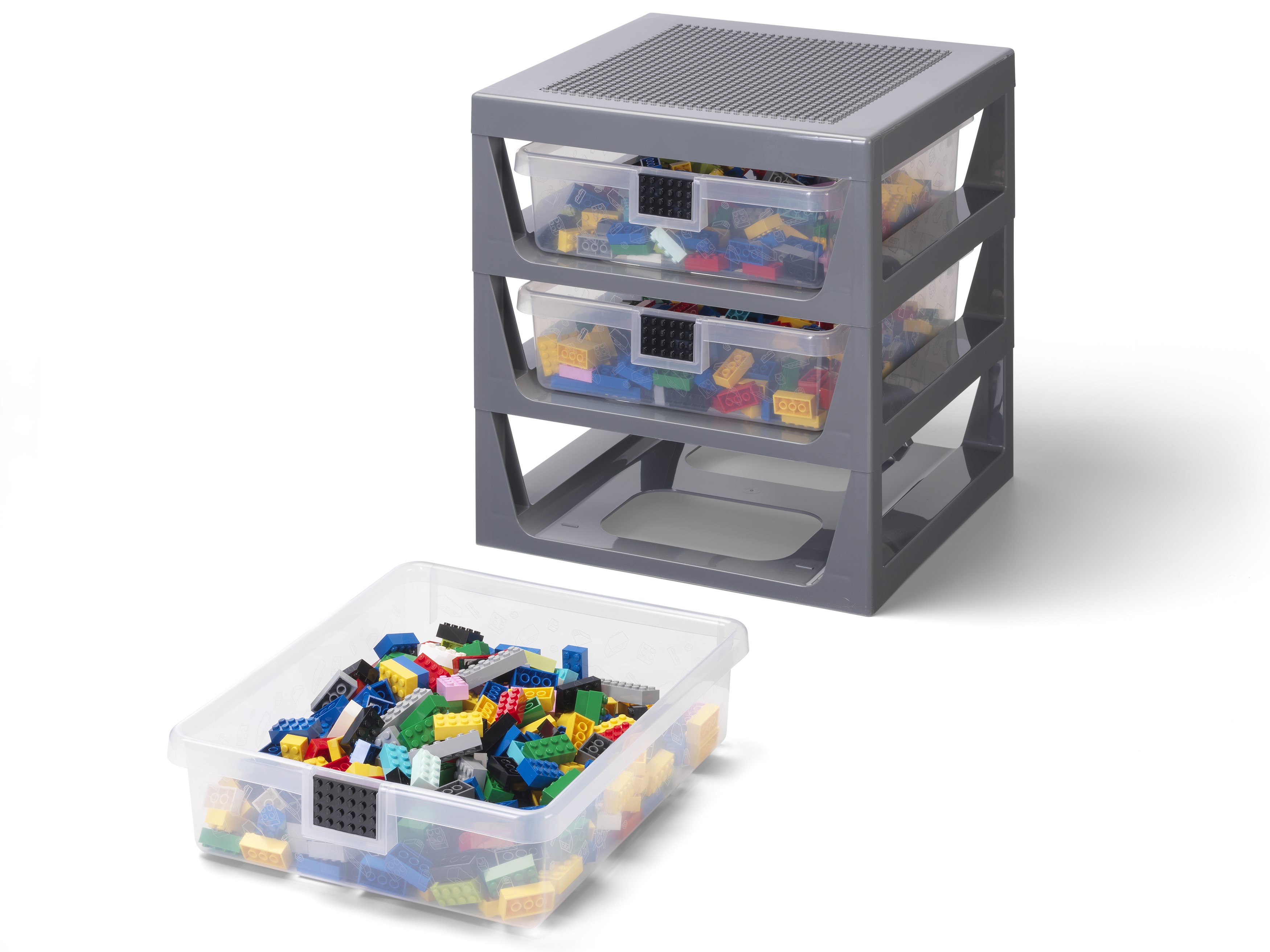 Sistema de armazenamento com 3 gavetas – cinza 5006608