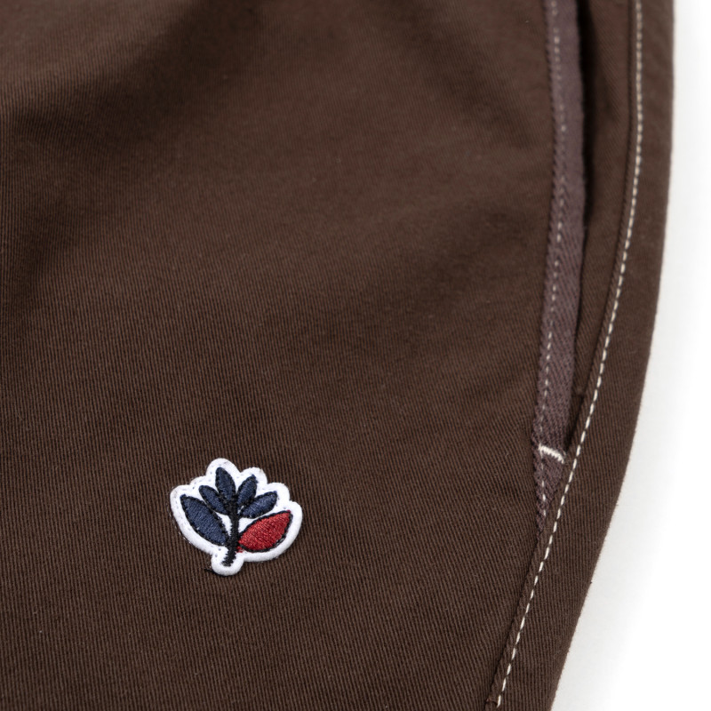 Couture lâche pour pantalon - Chocolat
