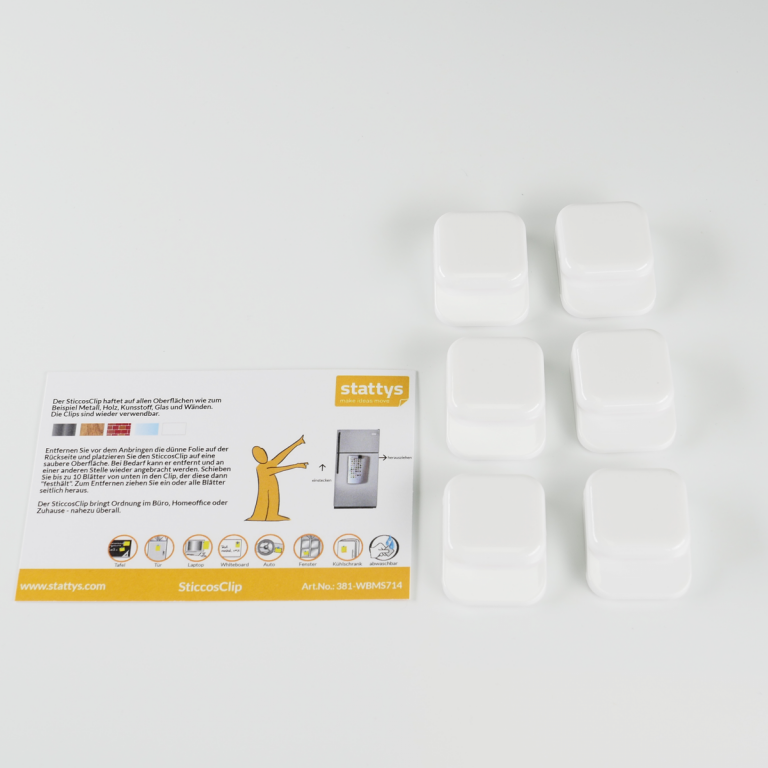 Stattys Papierhalter SticcosClip Set