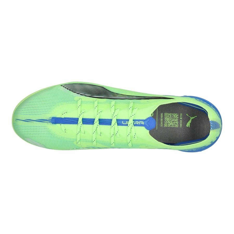 PUMA Ultra 5 Ultimate AG Lights Out - Fizzy Apple/Blanc/Bleu