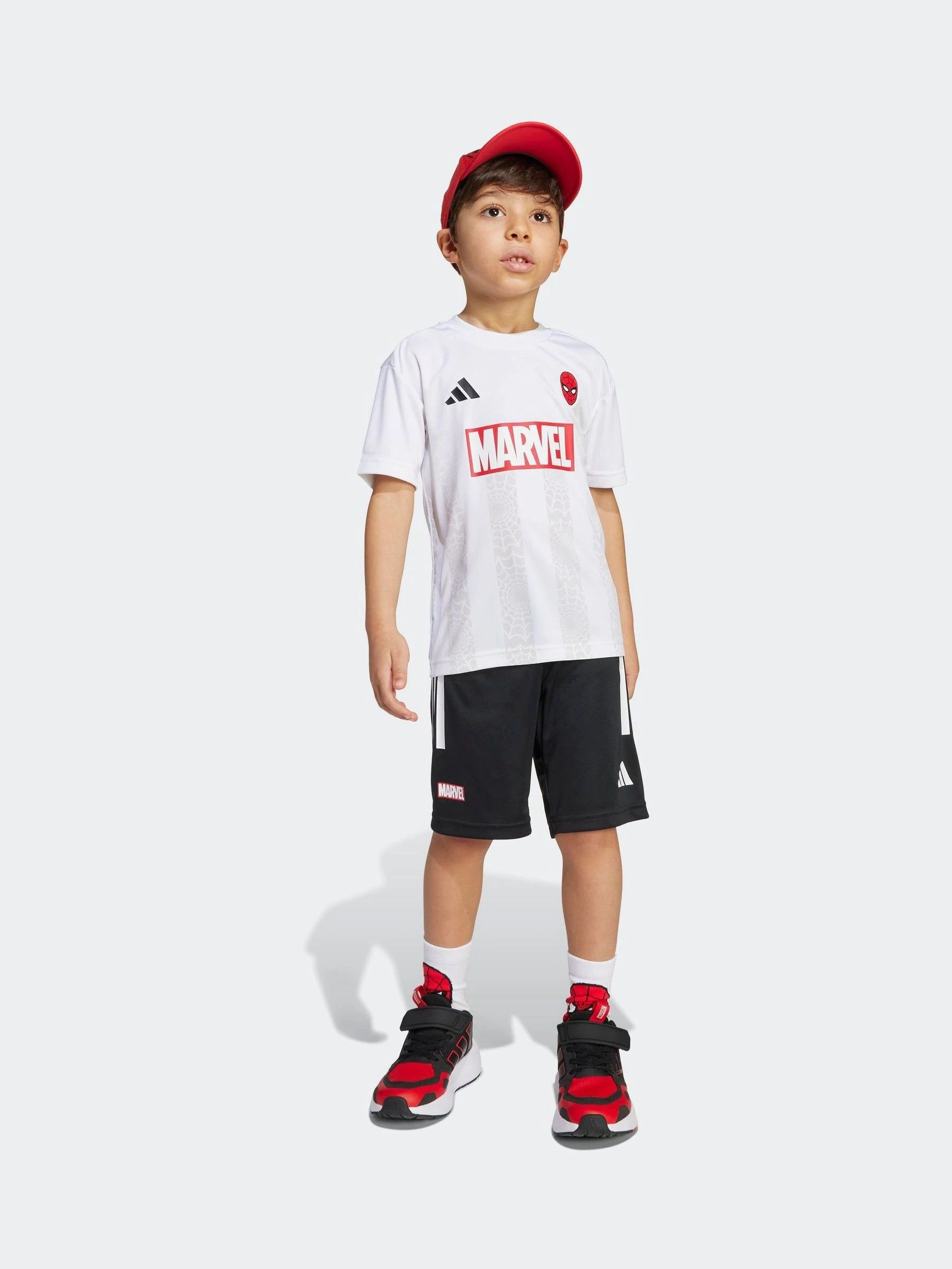 Gebroken wit - adidas Marvel Spider-Man Infant Kids T-Shirt and Shorts Set