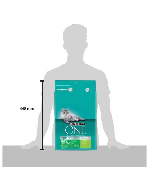 Purina One Indoor Formula Kalkoen - Kattenvoer