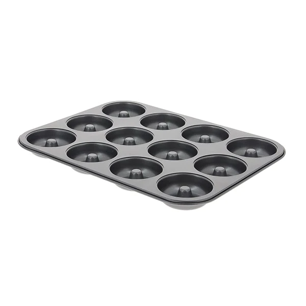 Plaque 12 minis savarins ou babas au rhum acier De Buyer
