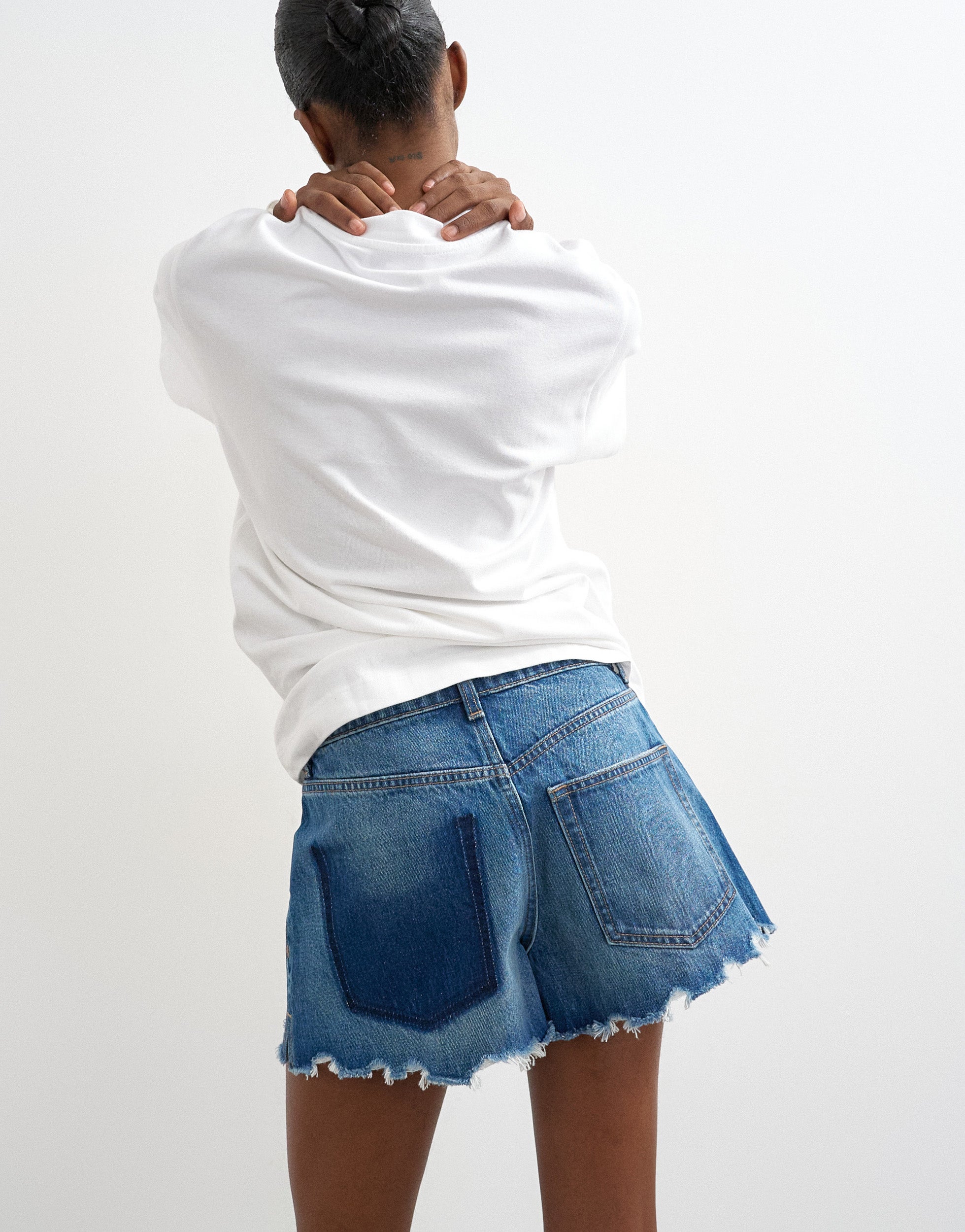 TSOLIVIA Denim shorts