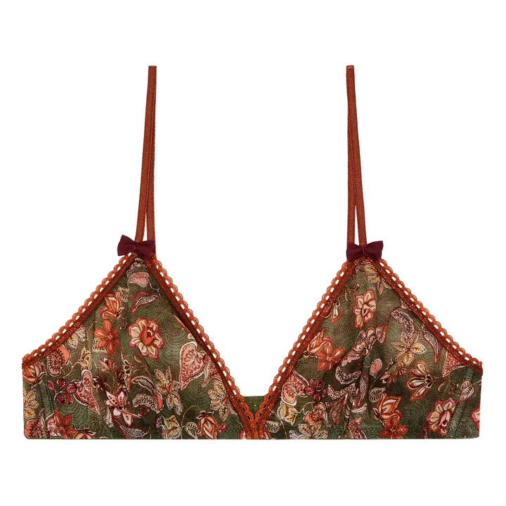 Momoni Soutien-gorge Amethist Imprimé | Vert kaki