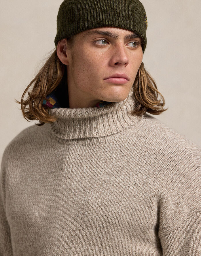 Polo Ralph Lauren 2/14 WOOL RWS/NYLON-LSL-PLO Oatmeal combo
