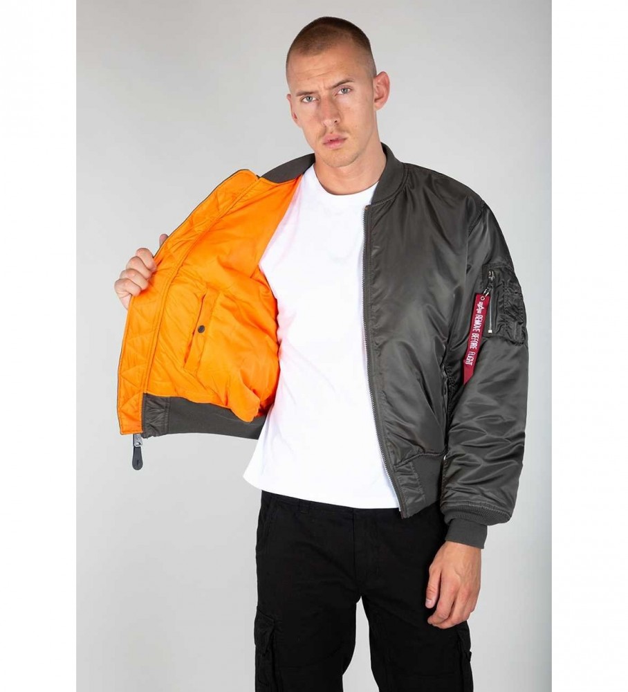 Jaqueta Bomber Cinza Ma-1 da ALPHA INDUSTRIES