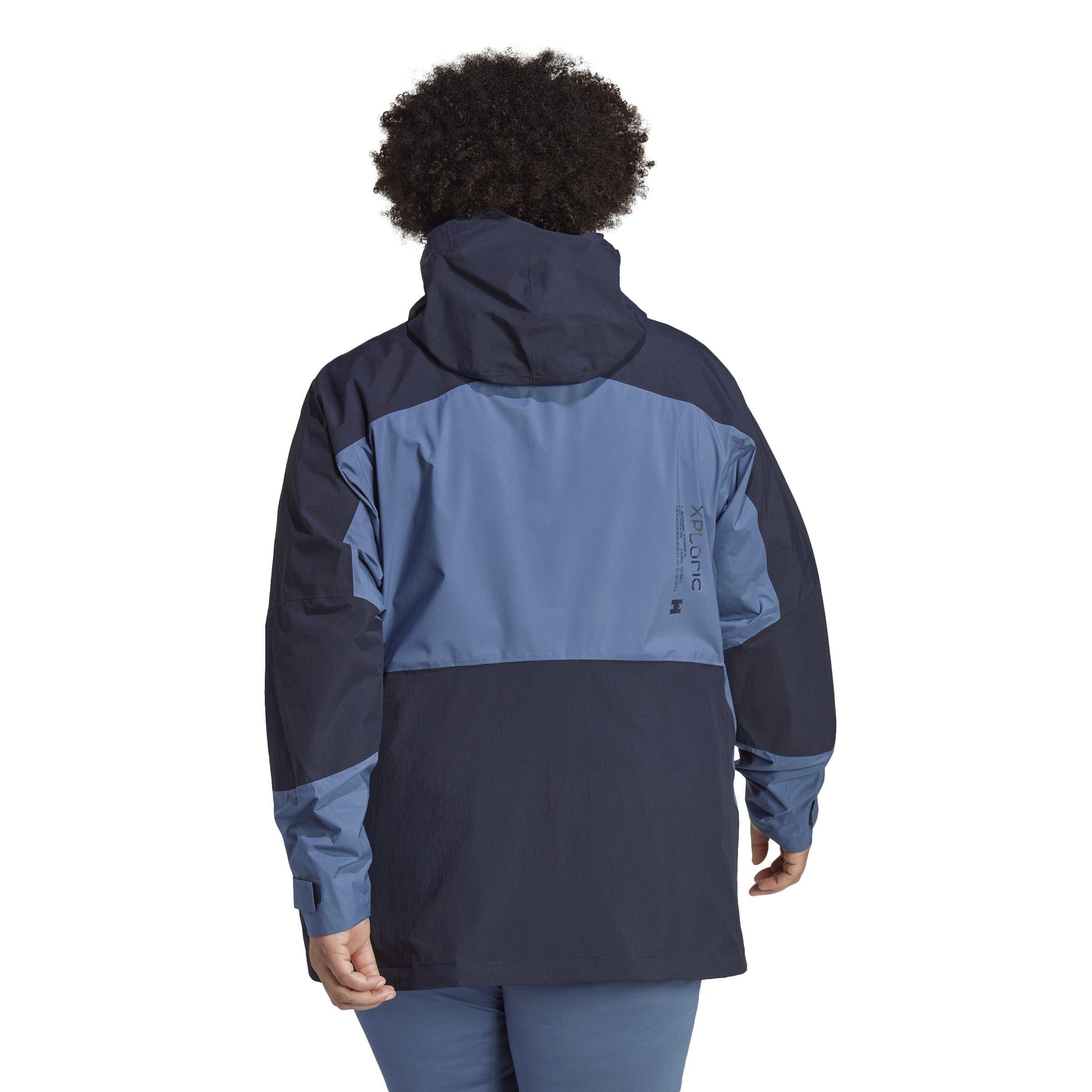 adidas Terrex Xploric RAIN.RDY Hiking Jacket (Plus Size) Womens
