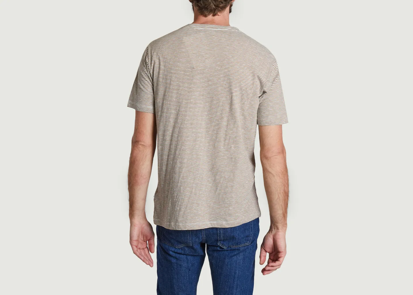 T-shirt rayé en coton bio KCA