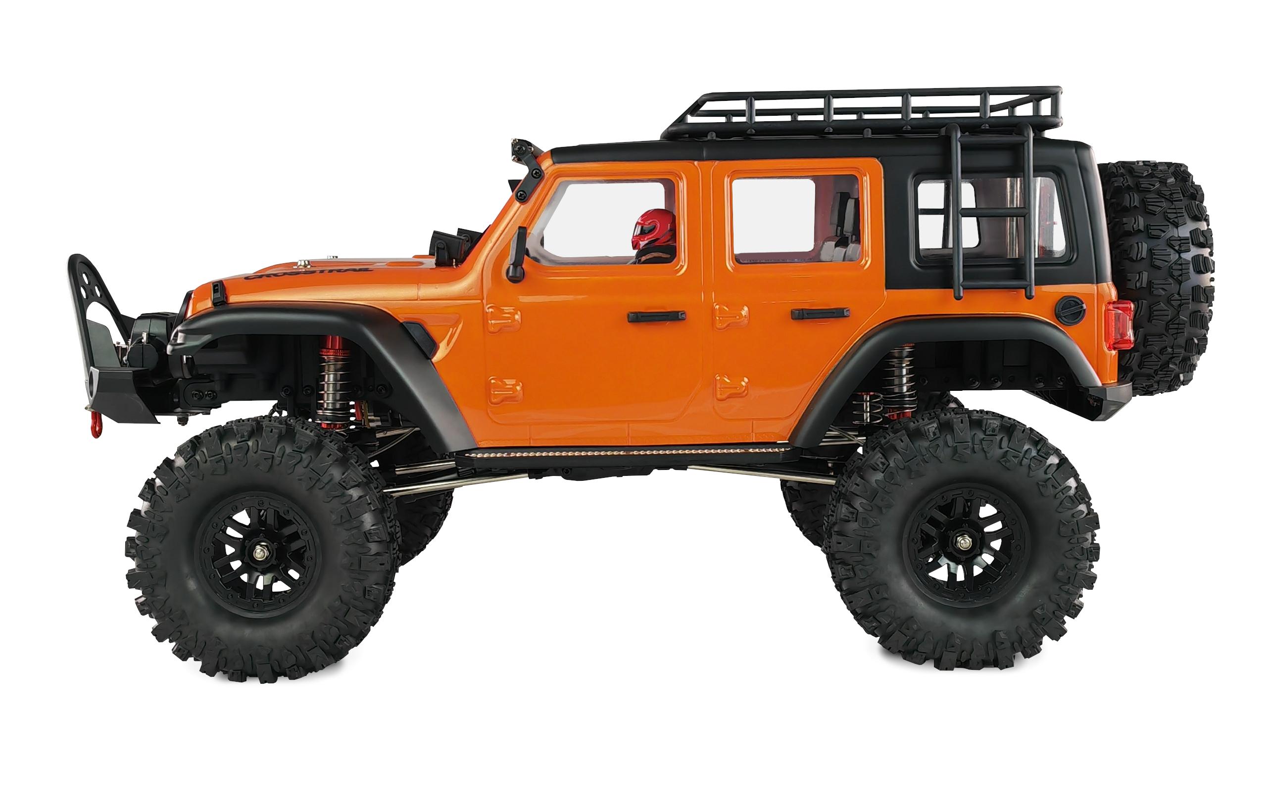Scale Crawler AMXRock CT10 Crosstrail Orange, ARTR, 1:10<br>Rock Crawler mit Portalachsen, 2-Gang Getriebe und Differentialsperren