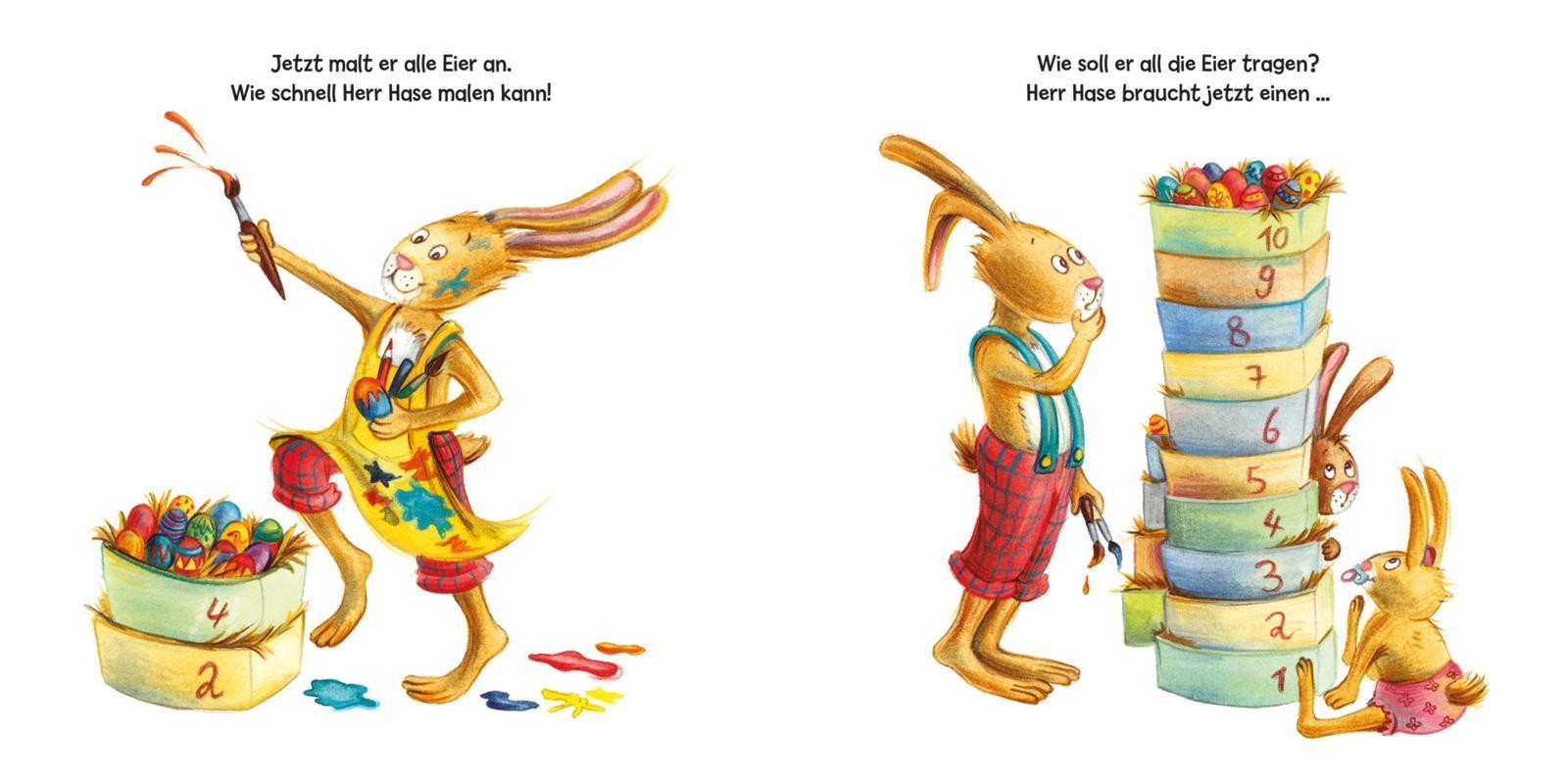 Wer hockt im Grase? Der ... Osterhase!