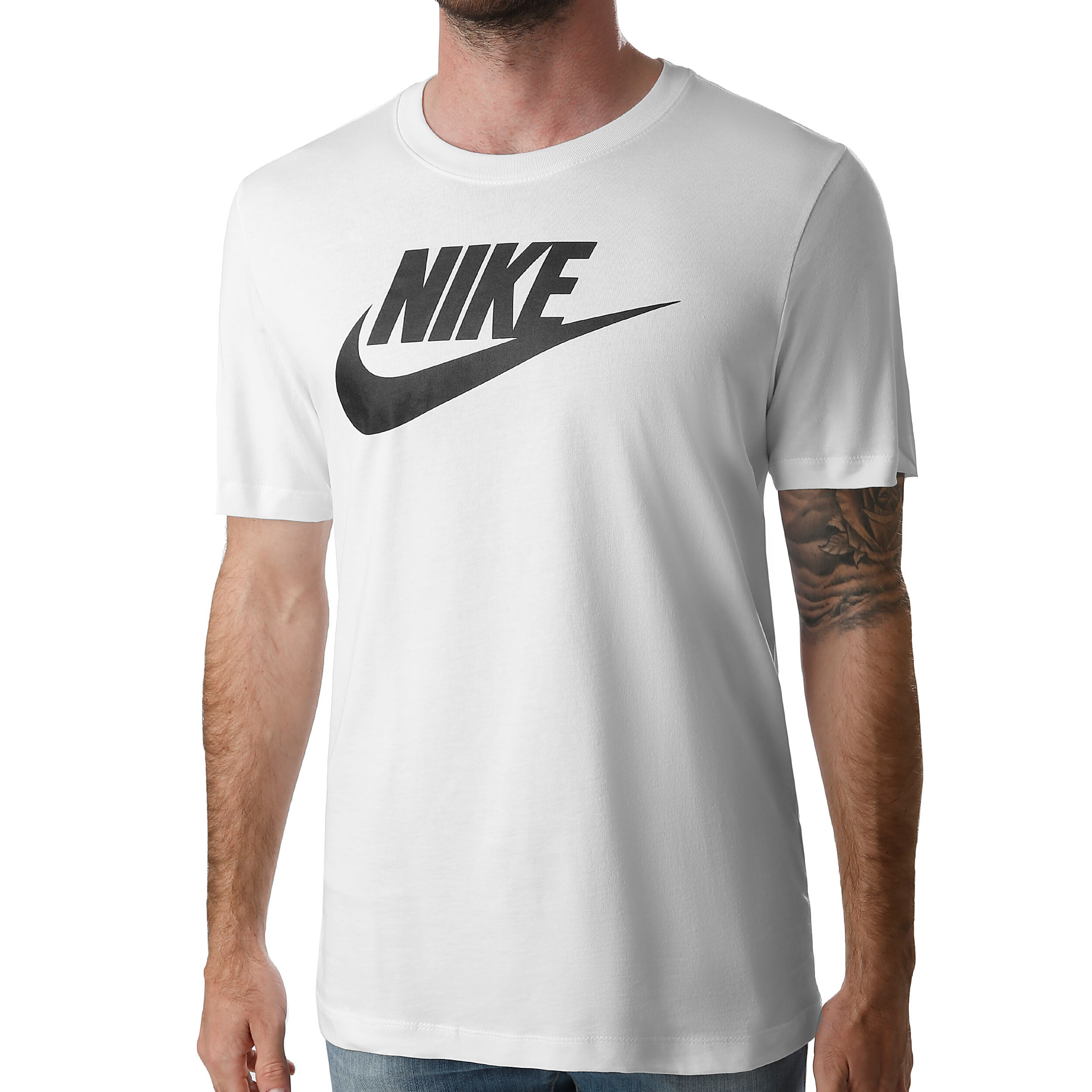 Nike Sportswear T-shirt Hommes - Blanc , Noir