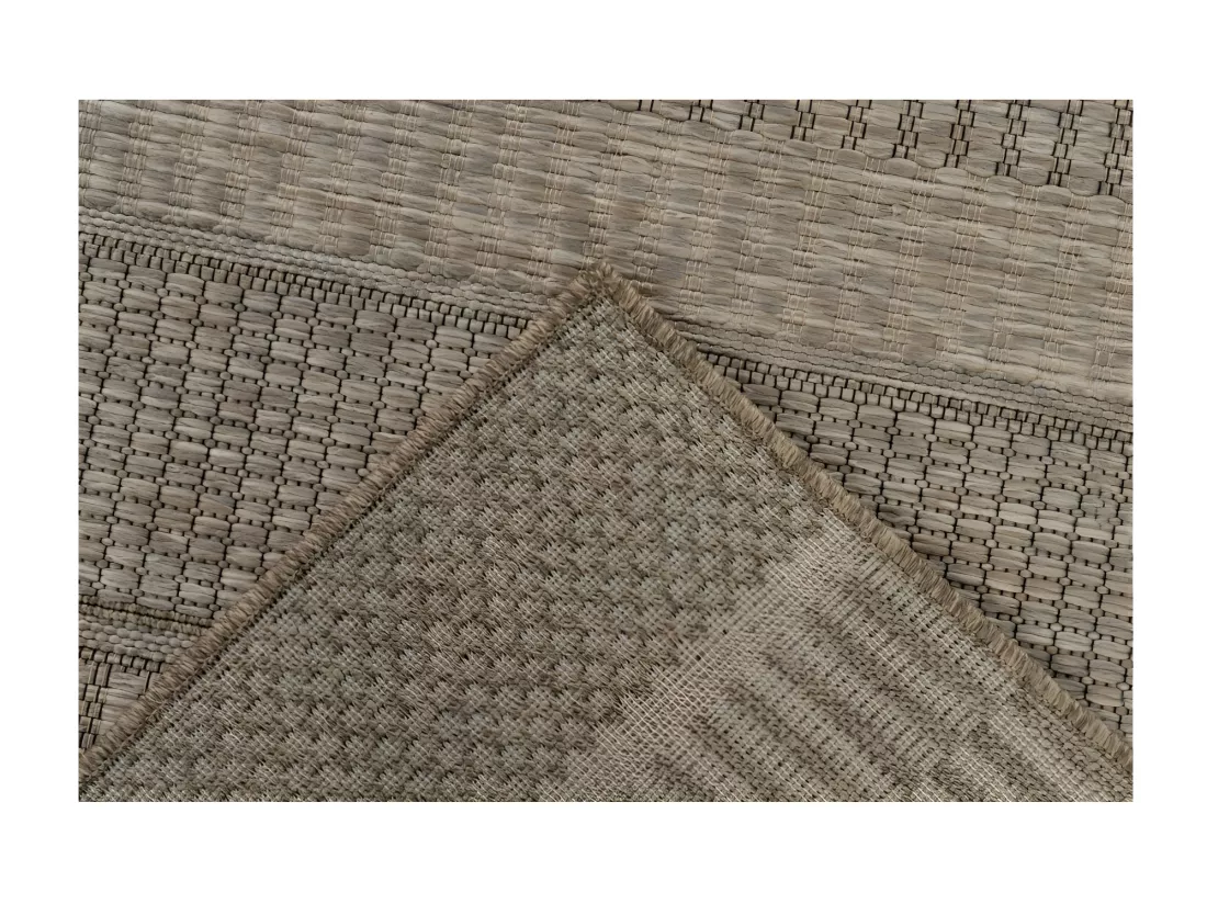 Tapis 150x80cm, design C303A coloris naturel - Confort et élégance pour votre intérieur