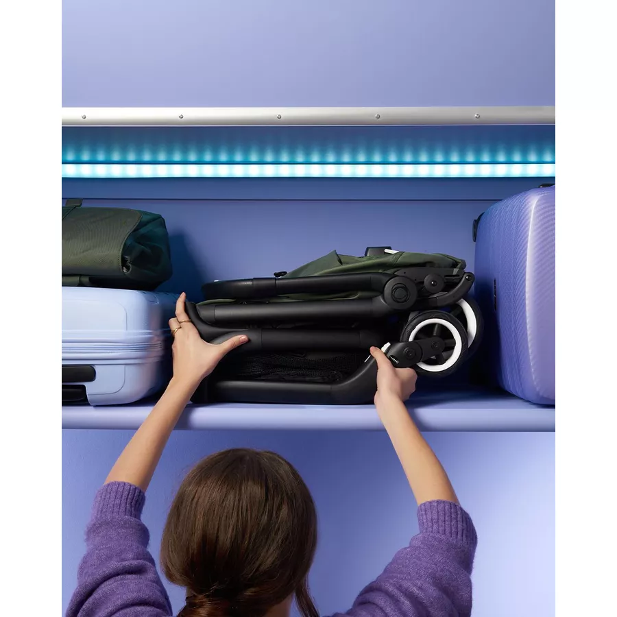 bugaboo Buggy Butterfly Complete BlackStormy Blue inklusive Bauchbügel