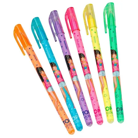 Depesche TOPModel Neon Gelstift-Set, 6 Stück
