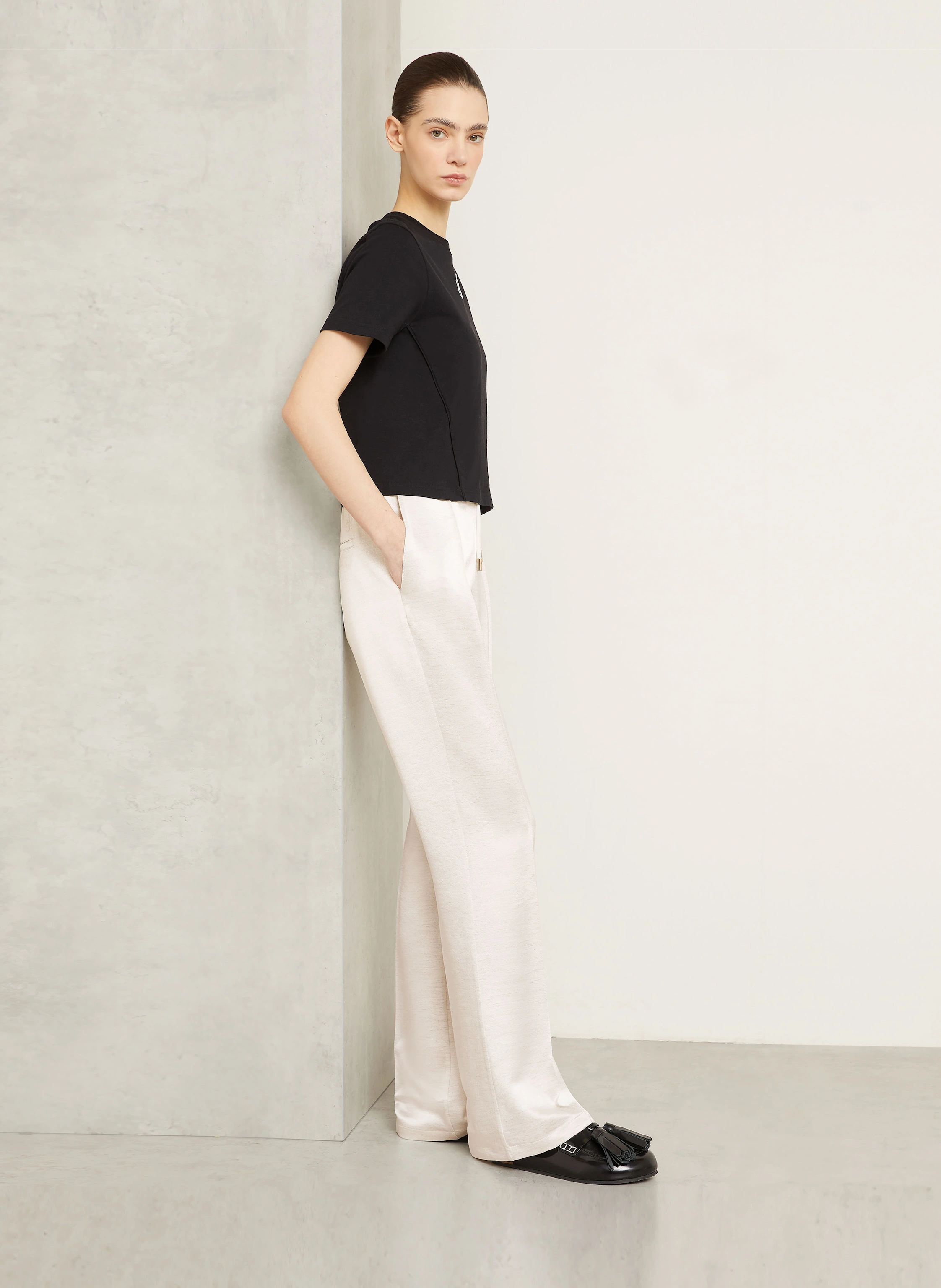JW ANDERSON Marlenehose aus Satin