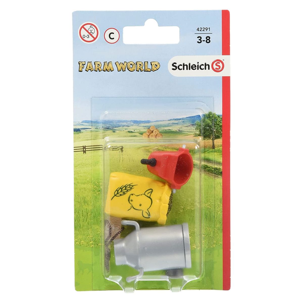 Schleich 42291 - Farm World - Futter für Kuh und Kälbchen