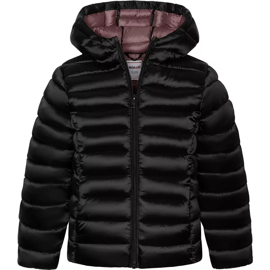 MINOTI Steppjacke mit Kapuze Schwarz