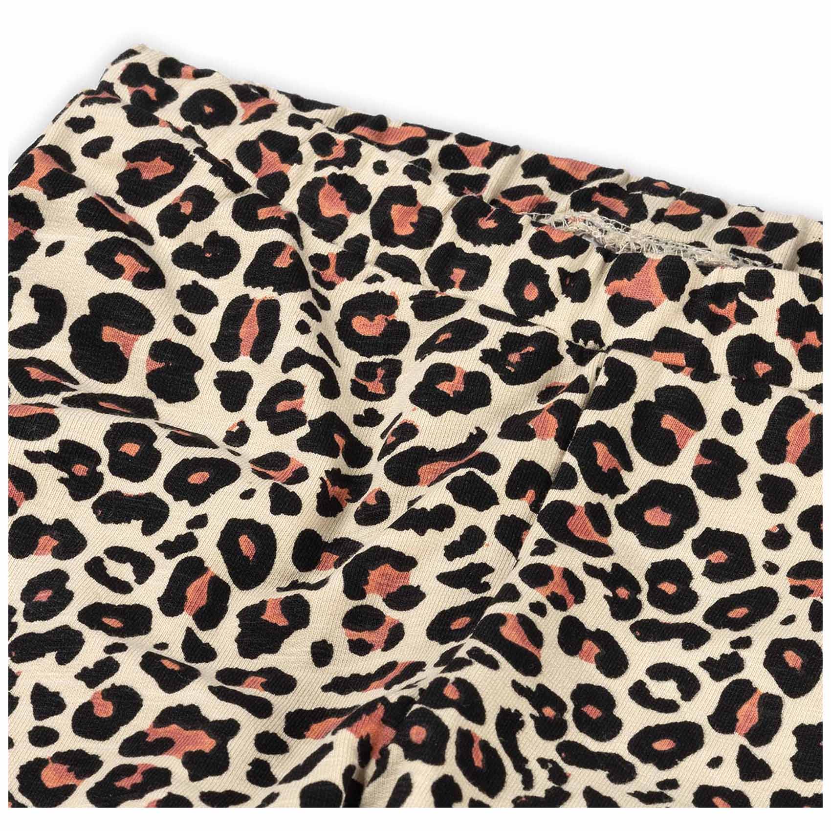 Prénatal peuter broek  dierenprint bruin