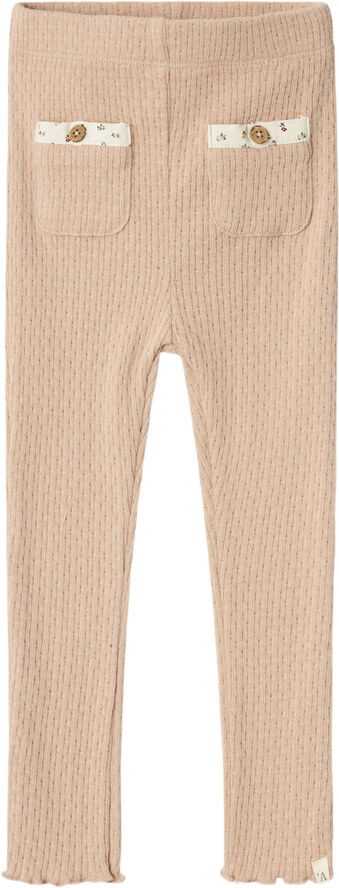 Lil' Atelier NMFREA SLIM LEGGING LIL Rugby tan