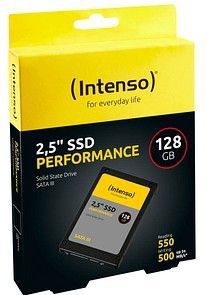 Intenso - SSD SATA III Performance - 128GB - 2,5 Inch - 3D NAND - 550 MB/s