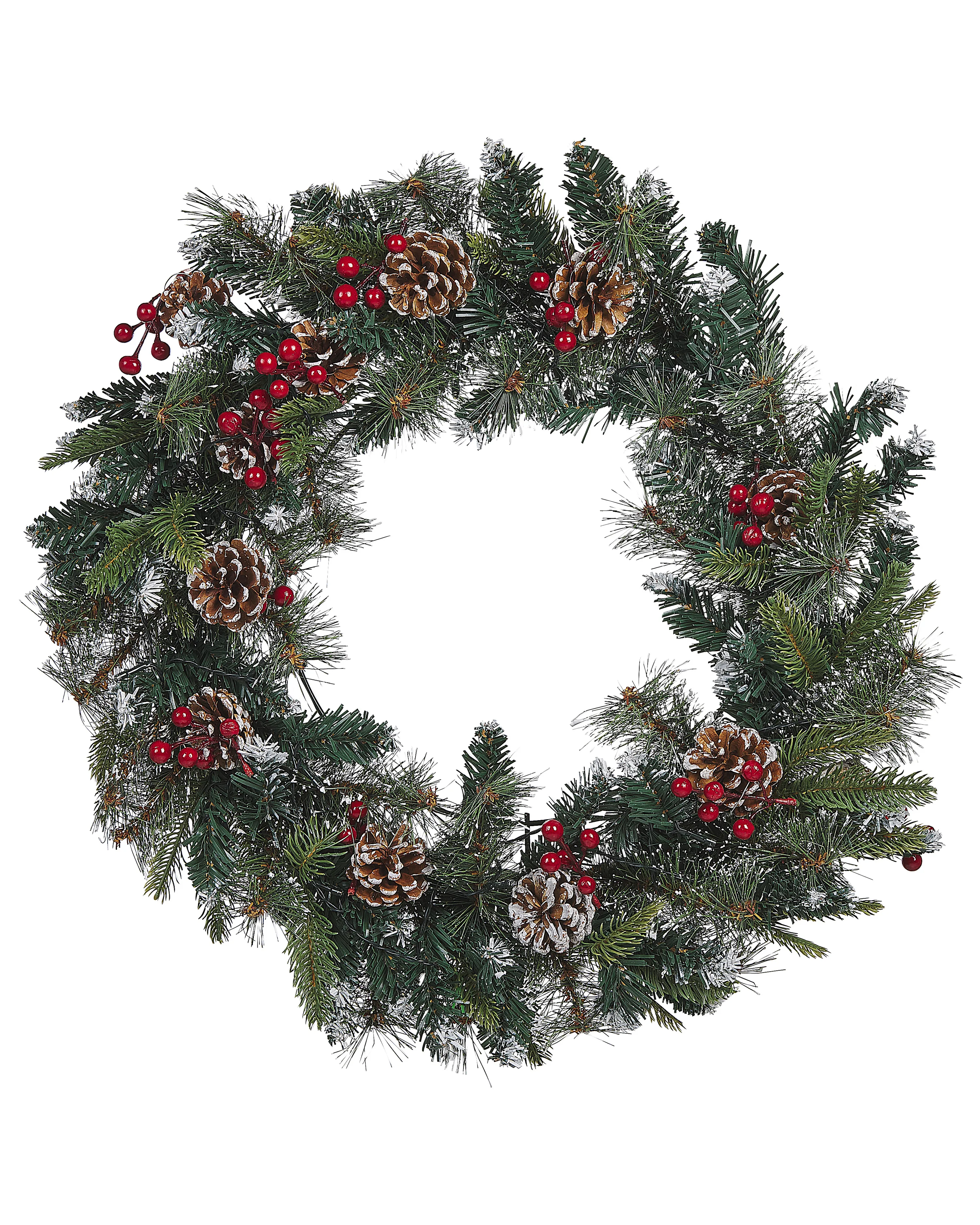 Kerstkrans LED PAIMIO Groen 60 cm