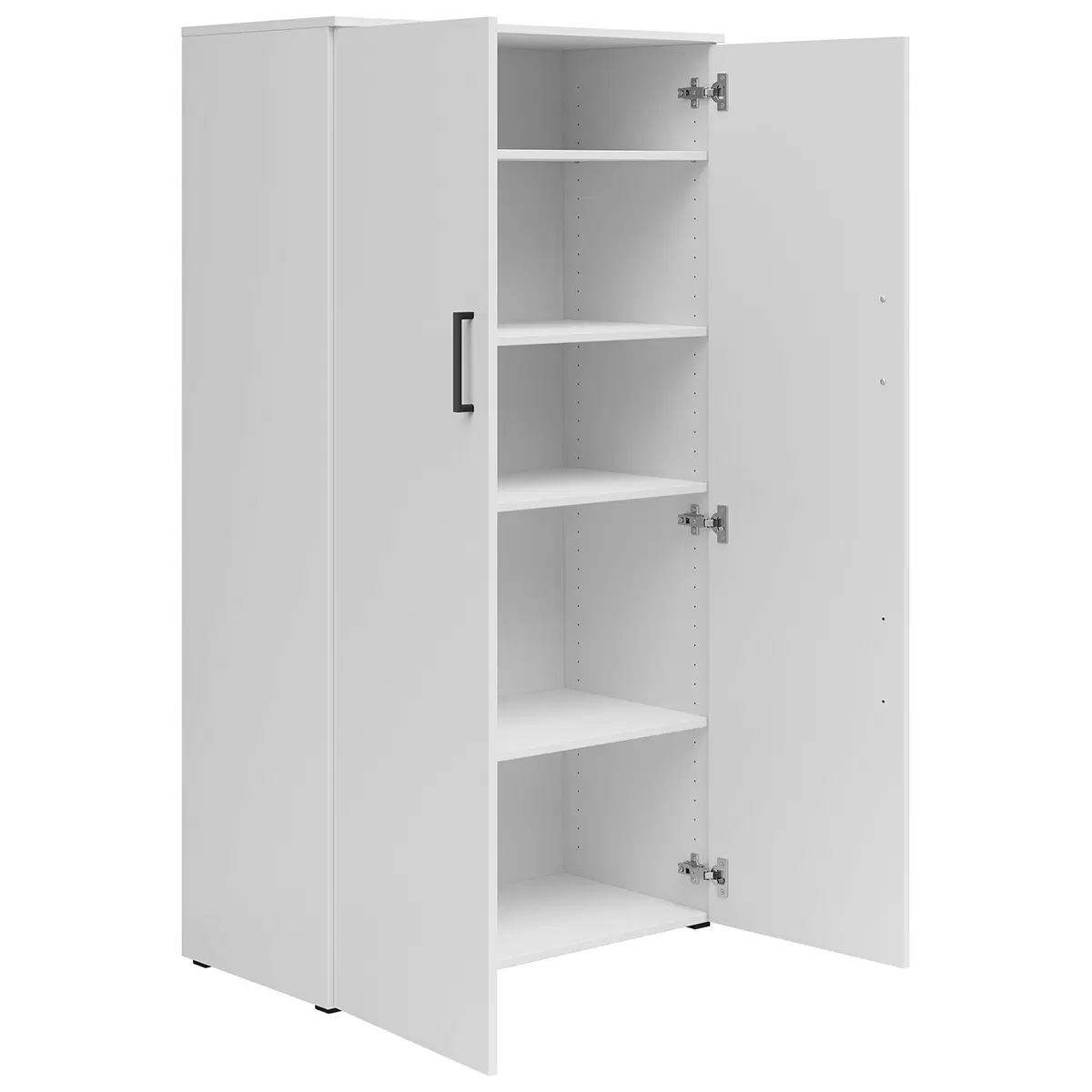 Drehtürenschrank 2T Cabinet weiss