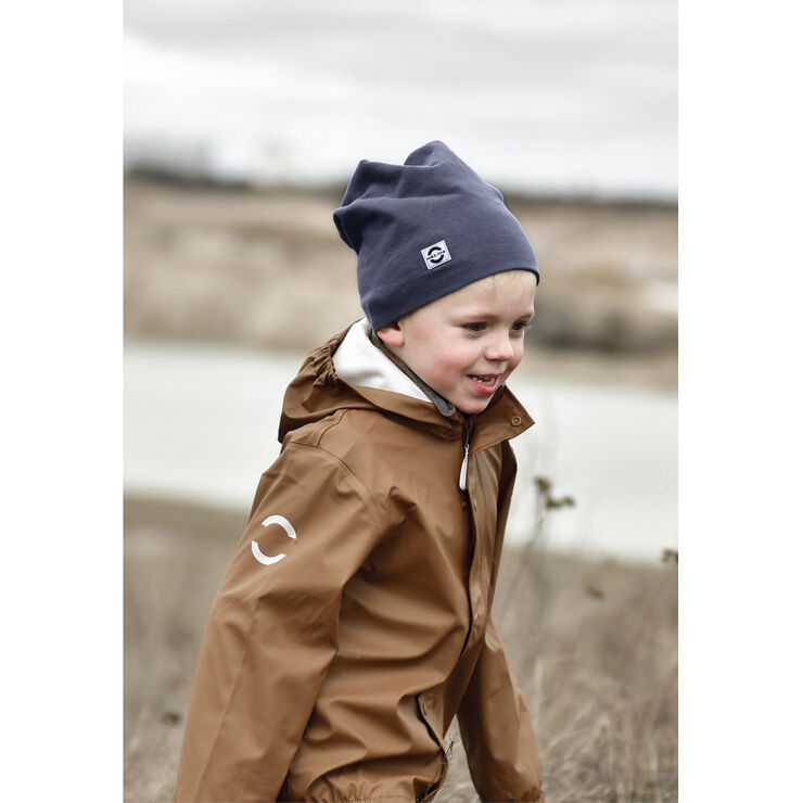 Mikk-Line Cotton Hat - Solid Blue nights