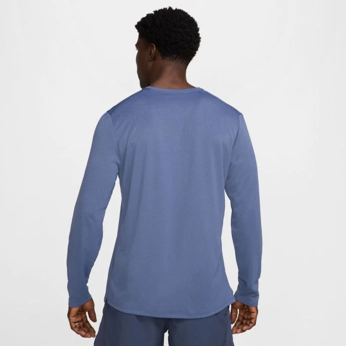 Nike Herre T-shirts Dri-FIT UV Miler Long Sleeve Tee Blå