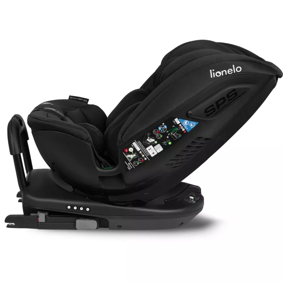 lionelo Reboarder Bastiaan RWF i-Size Black Carbon